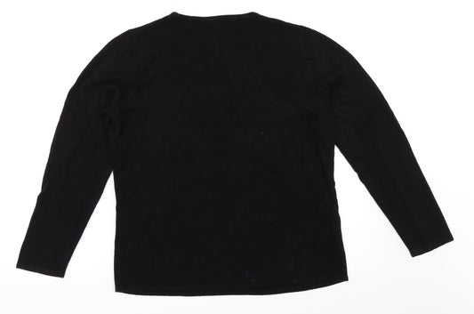 Bonmarché Womens Black   Pullover Jumper Size M