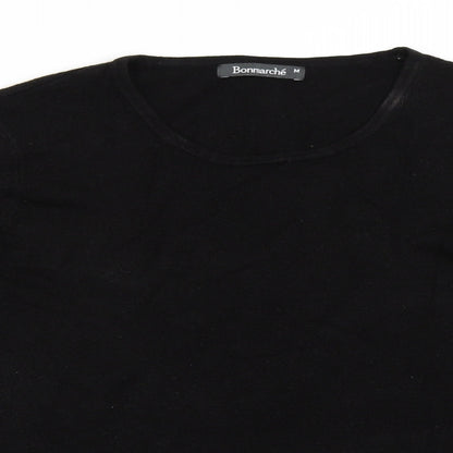 Bonmarché Womens Black Pullover Jumper Size M