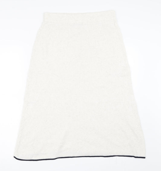 Marks and Spencer Womens Beige   A-Line Skirt Size M