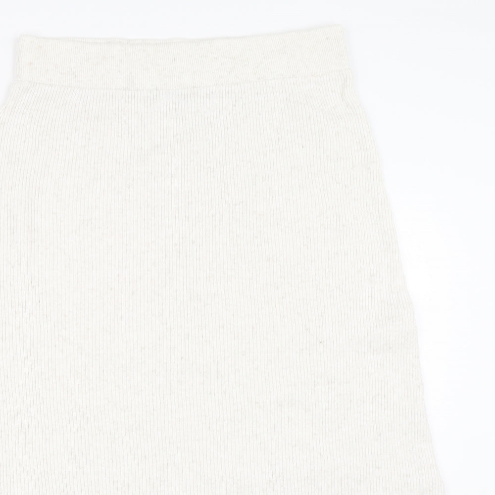 Marks and Spencer Womens Beige   A-Line Skirt Size M