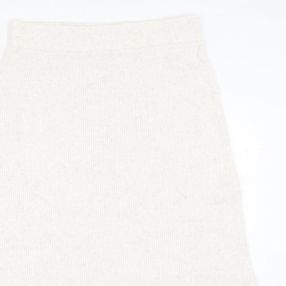 Marks and Spencer Womens Beige   A-Line Skirt Size M