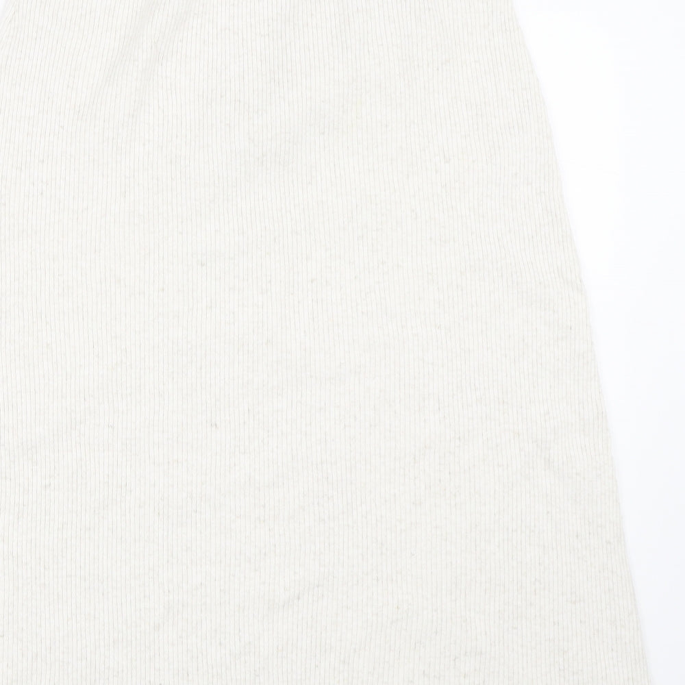 Marks and Spencer Womens Beige   A-Line Skirt Size M