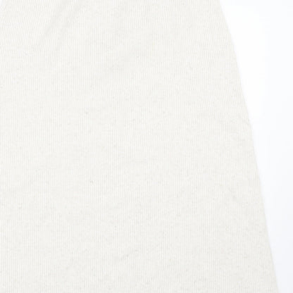 Marks and Spencer Womens Beige   A-Line Skirt Size M