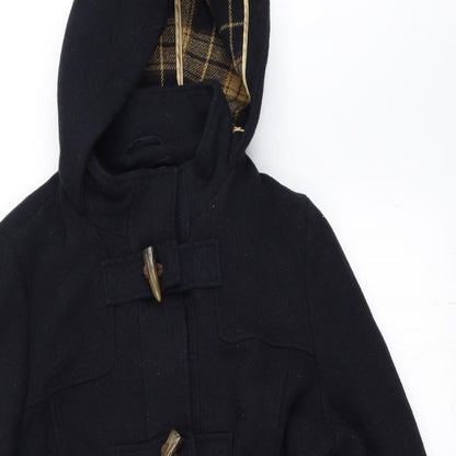 George Womens Black   Overcoat Coat Size 10