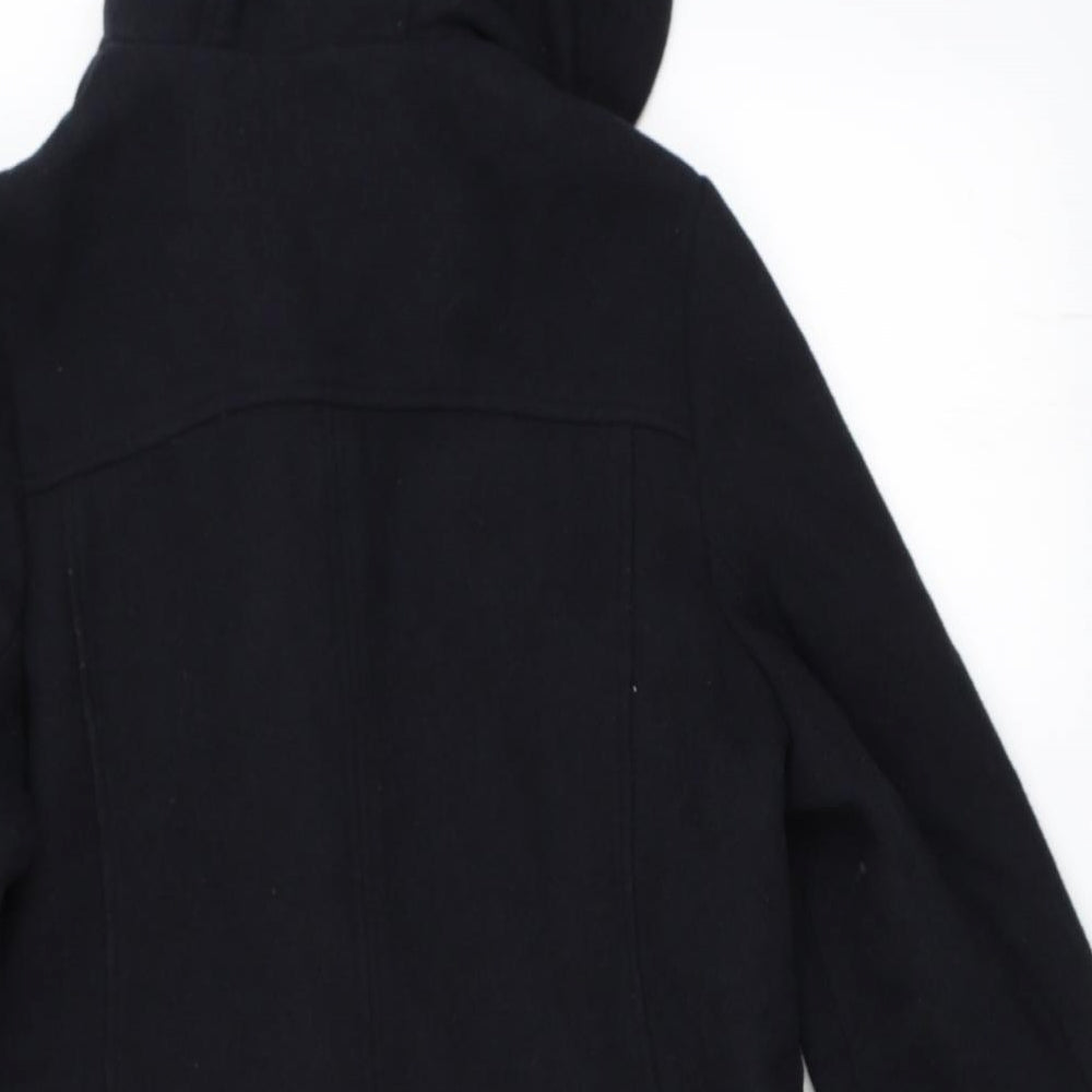 George Womens Black   Overcoat Coat Size 10
