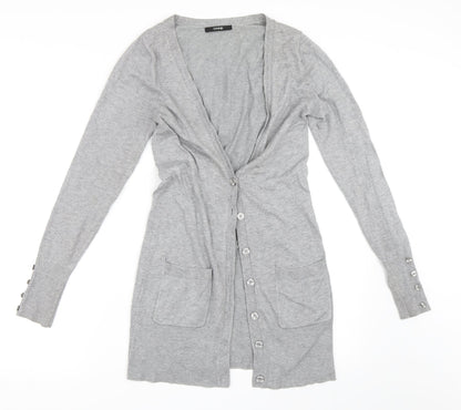 George Womens Grey   Cardigan Jumper Size 8