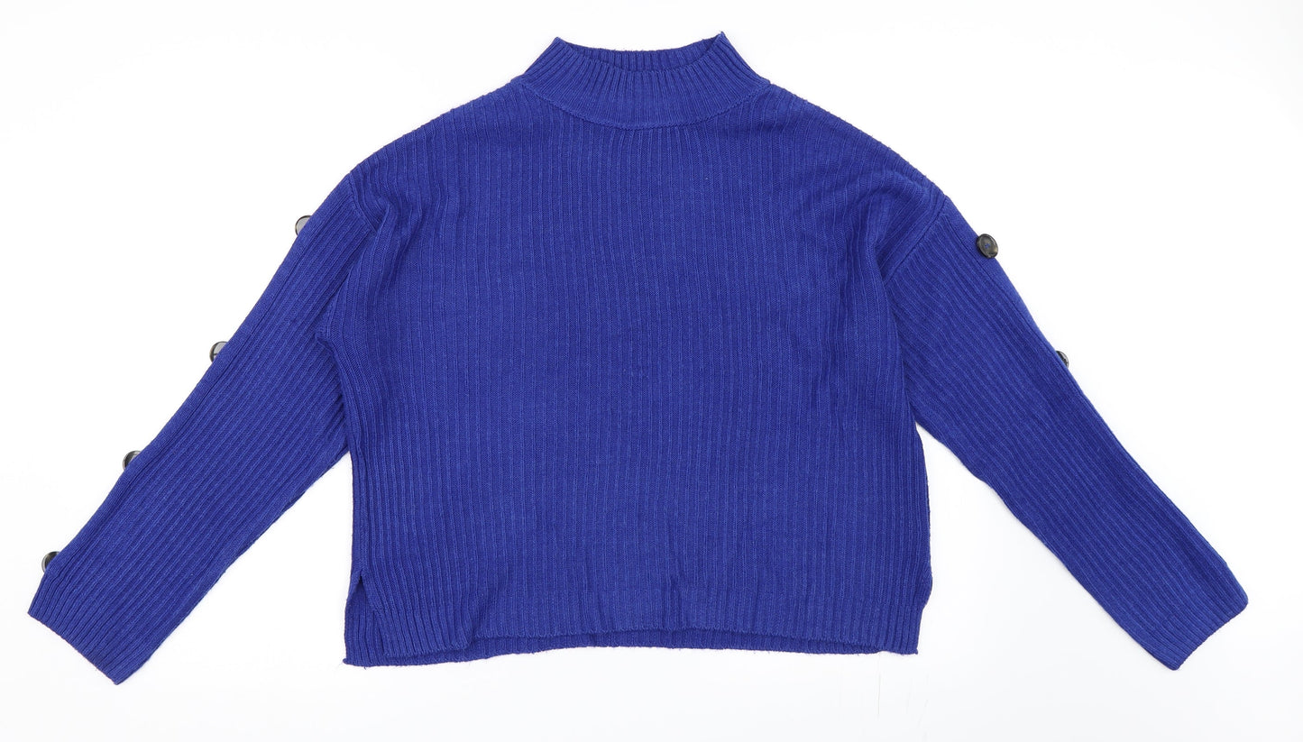 Primark Womens Blue   Pullover Jumper Size M
