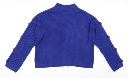 Primark Womens Blue   Pullover Jumper Size M