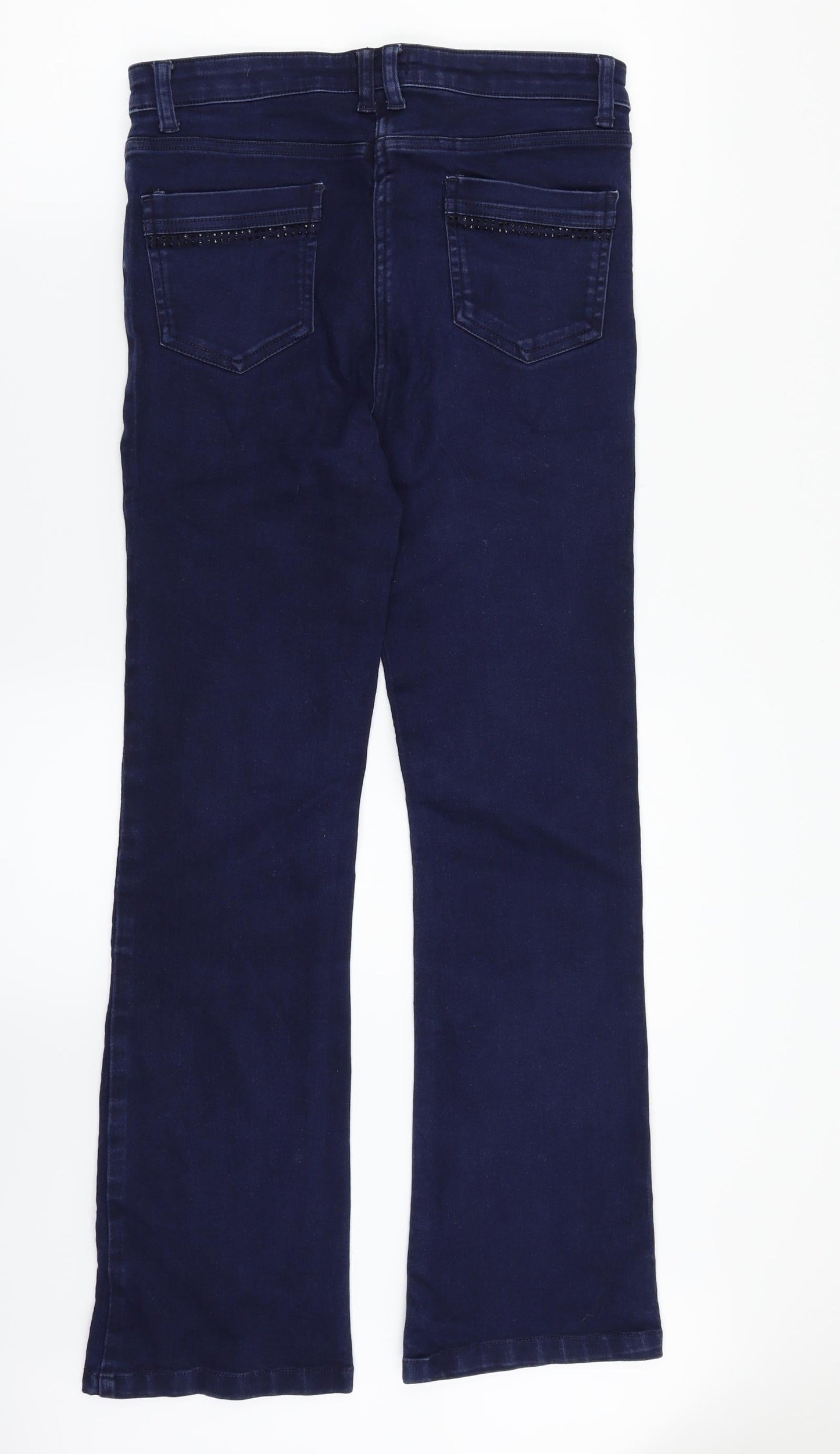 Soon Womens Blue  Denim Straight Jeans Size 12 L29 in