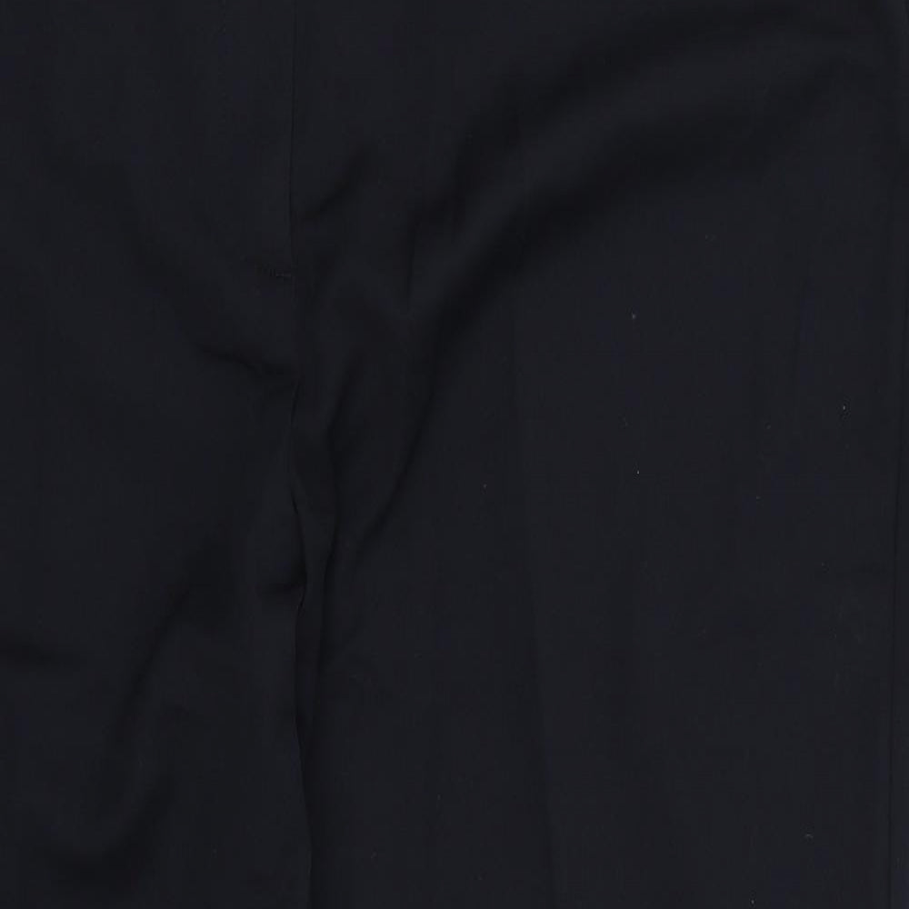 Womens UK Size 18 Principles Regular Fit Dress Pants Black Trousers