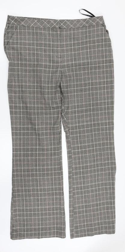 Womens UK Size 16 Dorothy Perkins Regular Fit Dress Pants Multicoloured Trousers