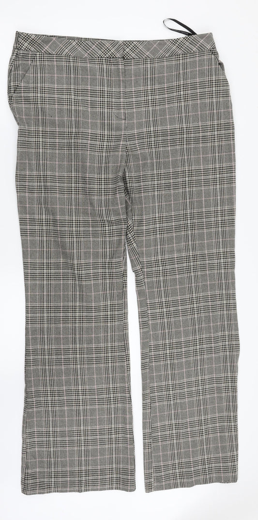 Womens UK Size 16 Dorothy Perkins Regular Fit Dress Pants Multicoloured Trousers