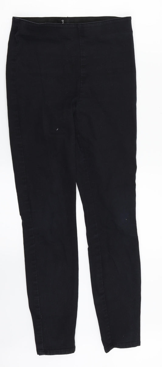 Womens UK Size 8 H&M Regular Fit Jegging Black Jeans