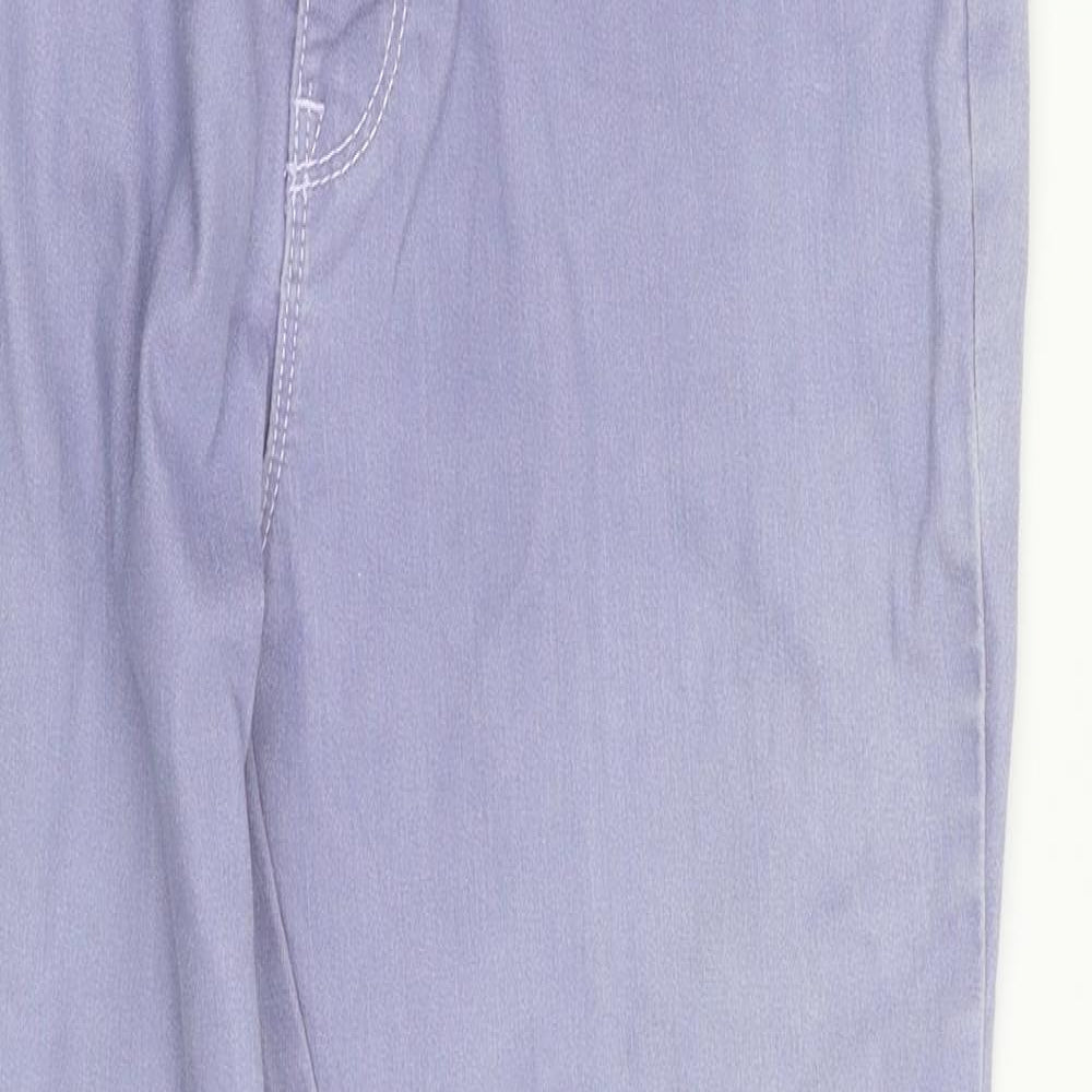M&S Womens Purple  Denim Skinny Jeans Size 12 L28 in