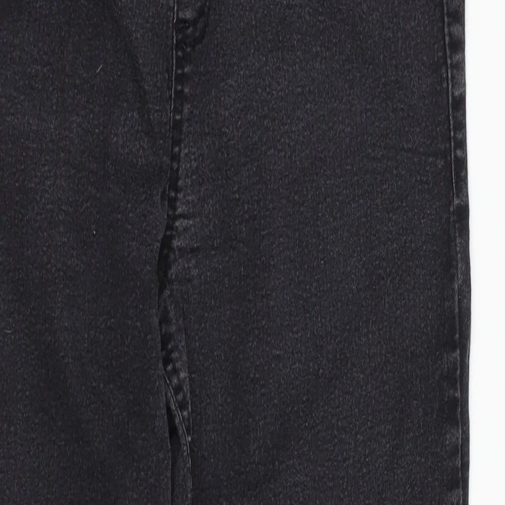 M&S Womens Black  Denim Jegging Jeans Size 10 L25 in