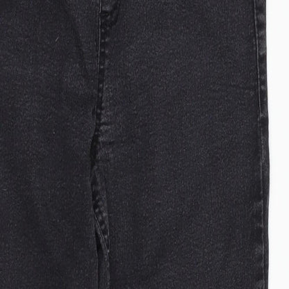 M&S Womens Black  Denim Jegging Jeans Size 10 L25 in