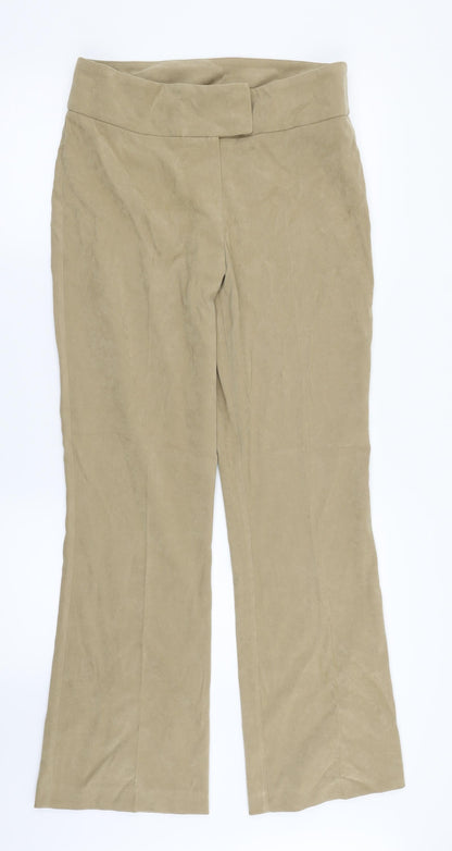 Matalan Womens Beige   Trousers  Size 12 L29 in