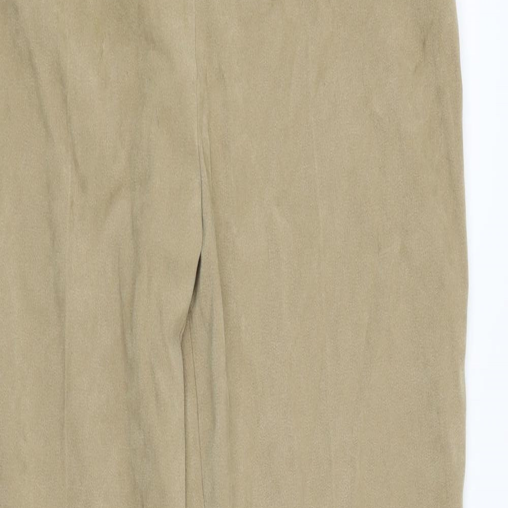 Matalan Womens Beige   Trousers  Size 12 L29 in