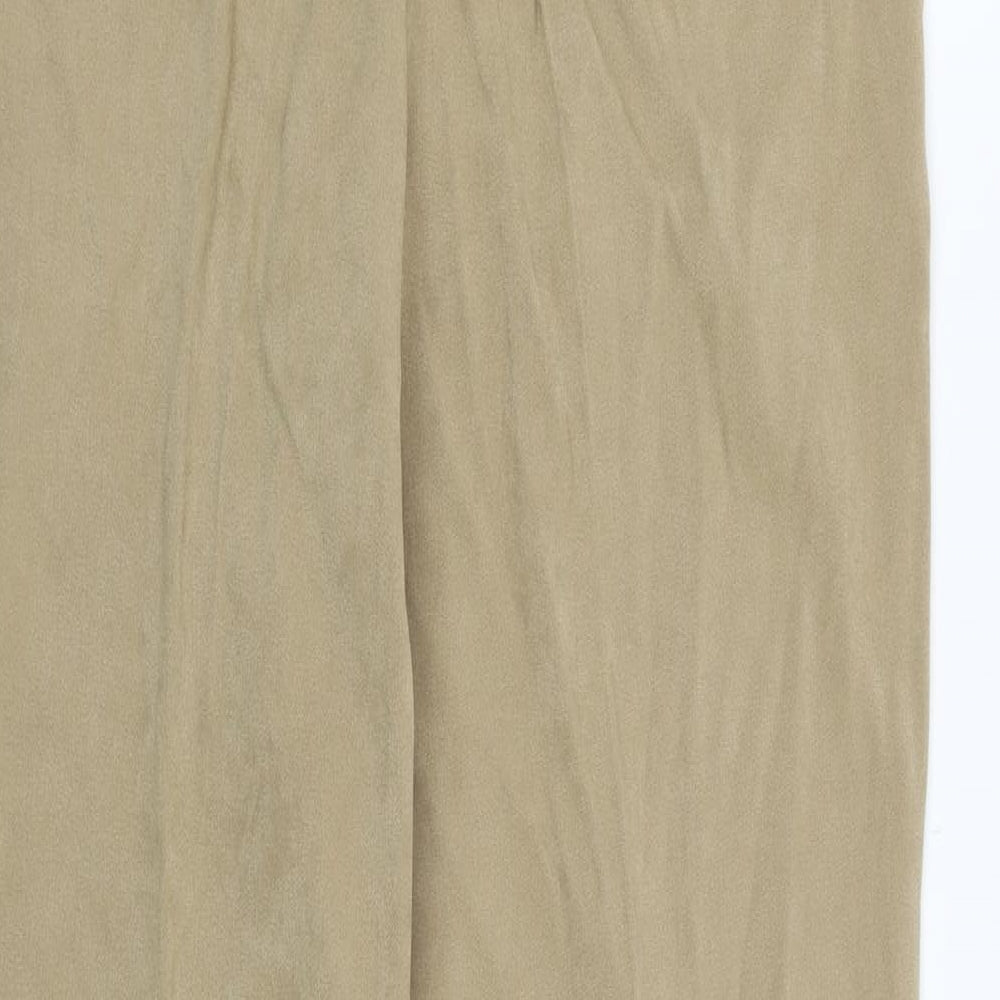 Matalan Womens Beige   Trousers  Size 12 L29 in