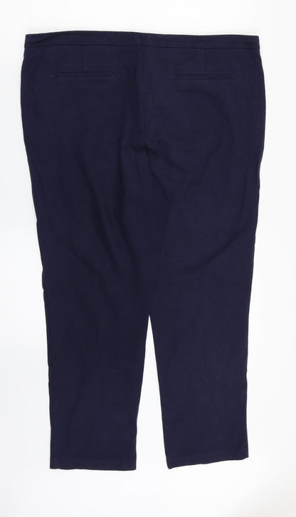 F&F Womens Blue   Trousers  Size 18 L24 in