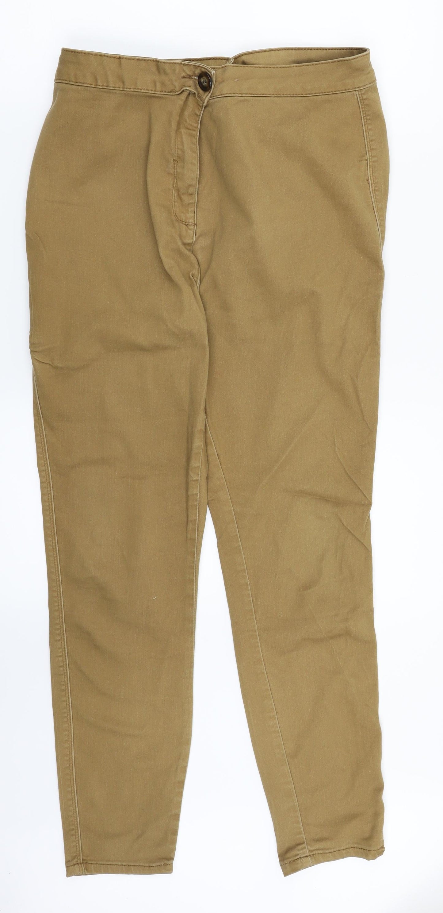 Matalan Womens Beige   Chino Trousers Size 18 L27 in
