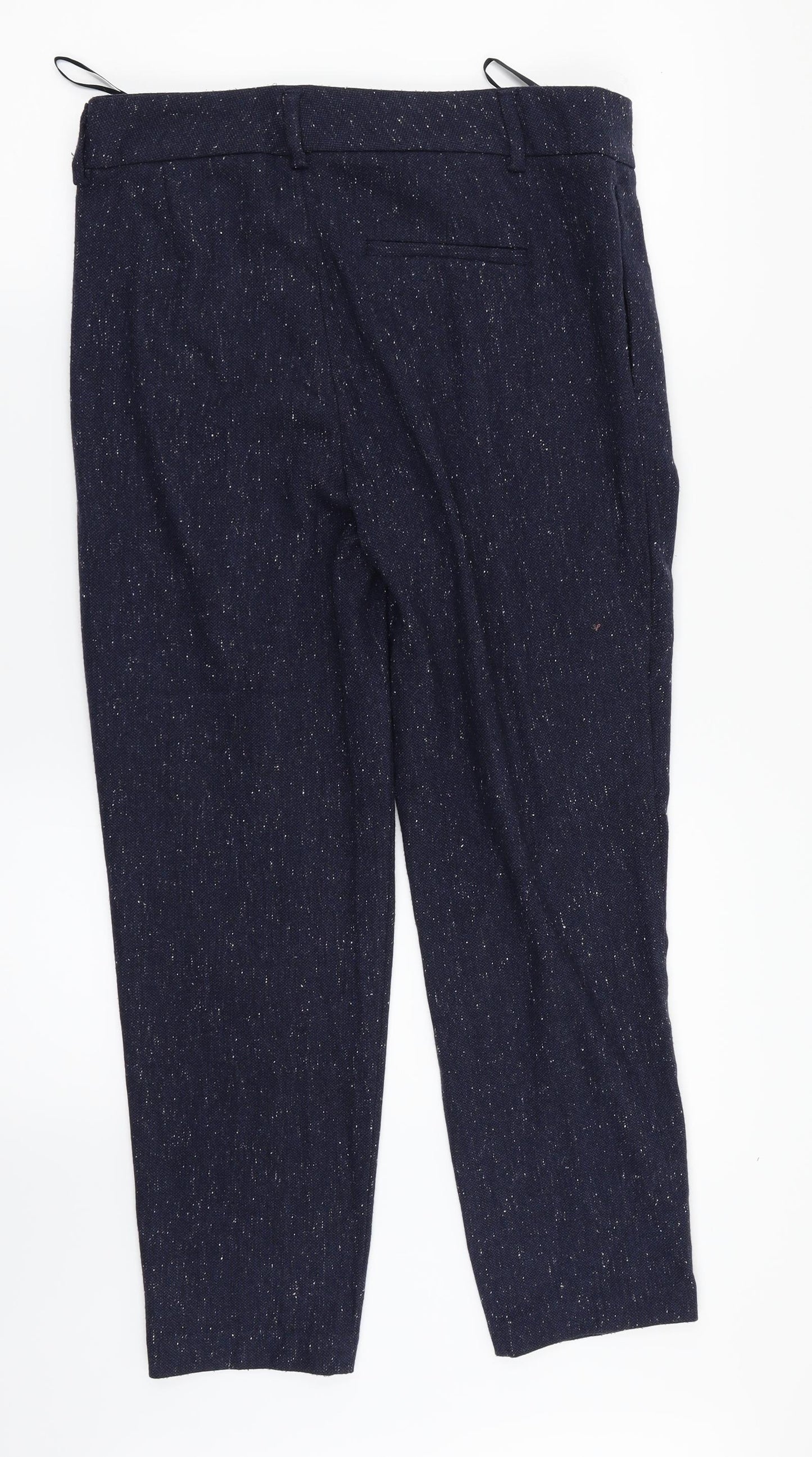 Womens UK Size 10 NEXT Regular Fit Dress Pants Blue Trousers