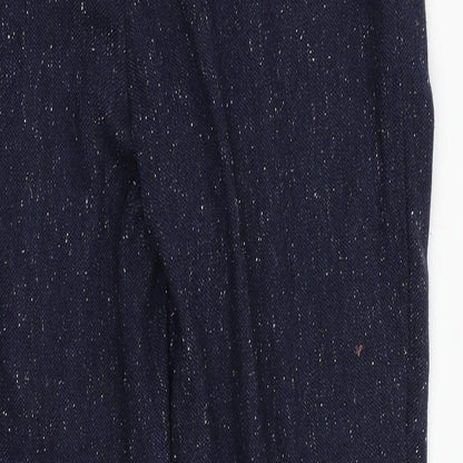 Womens UK Size 10 NEXT Regular Fit Dress Pants Blue Trousers