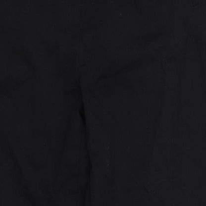 Womens UK Size 14 Gelco Regular Fit Dress Pants Black Trousers