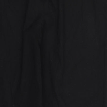 Womens UK Size 14 Gelco Regular Fit Dress Pants Black Trousers