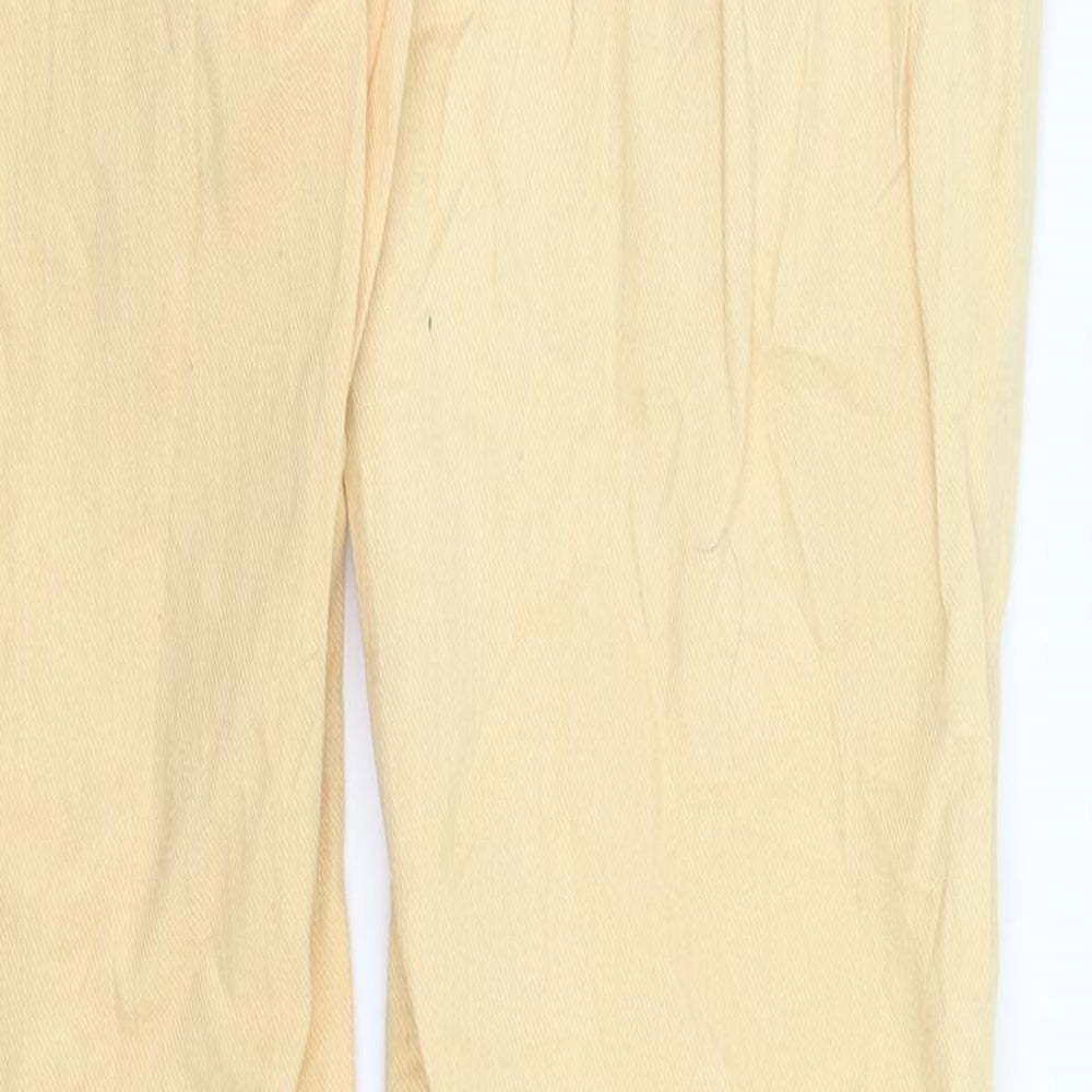 Ellos Womens Orange  Denim Straight Jeans Size 8 L31 in