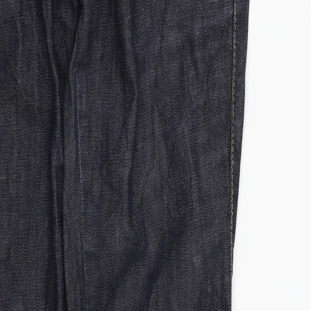 Gina Jeans Womens Blue  Denim Straight Jeans Size 27 in L34 in