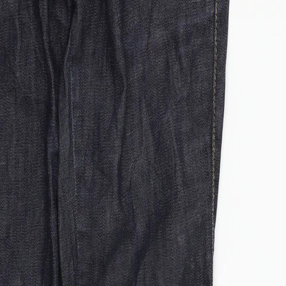 Gina Jeans Womens Blue  Denim Straight Jeans Size 27 in L34 in