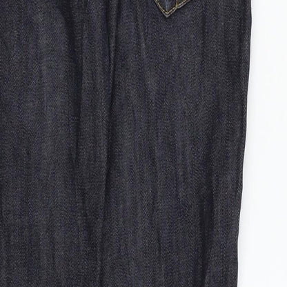 Gina Jeans Womens Blue  Denim Straight Jeans Size 27 in L34 in