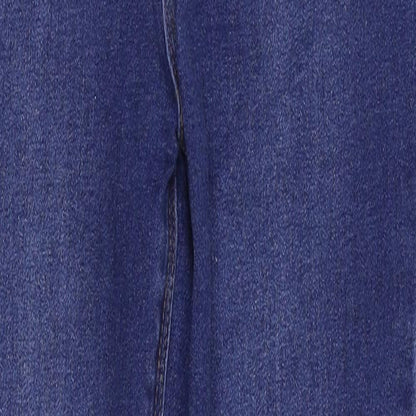 New Look Womens Blue  Denim Straight Jeans Size 10 L26 in