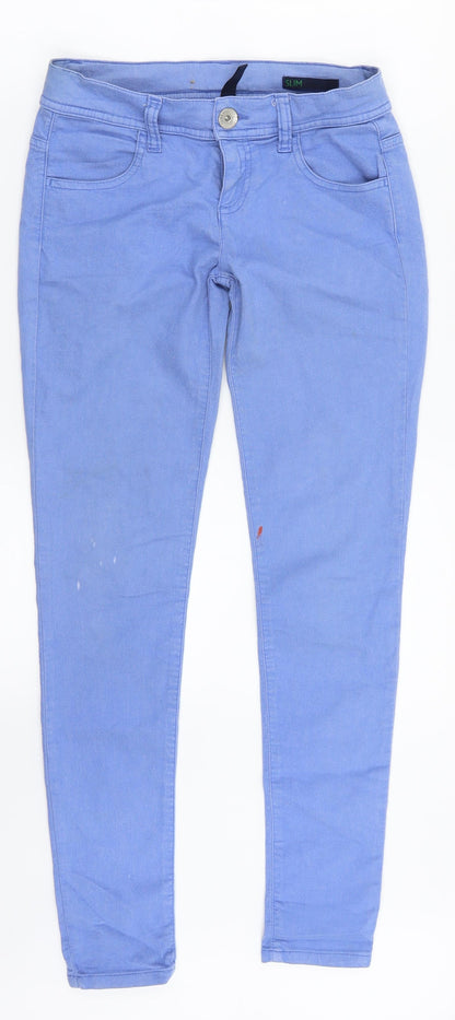 BENETTON JEANS  Womens Blue  Denim Skinny Jeans Size 26 in L28 in