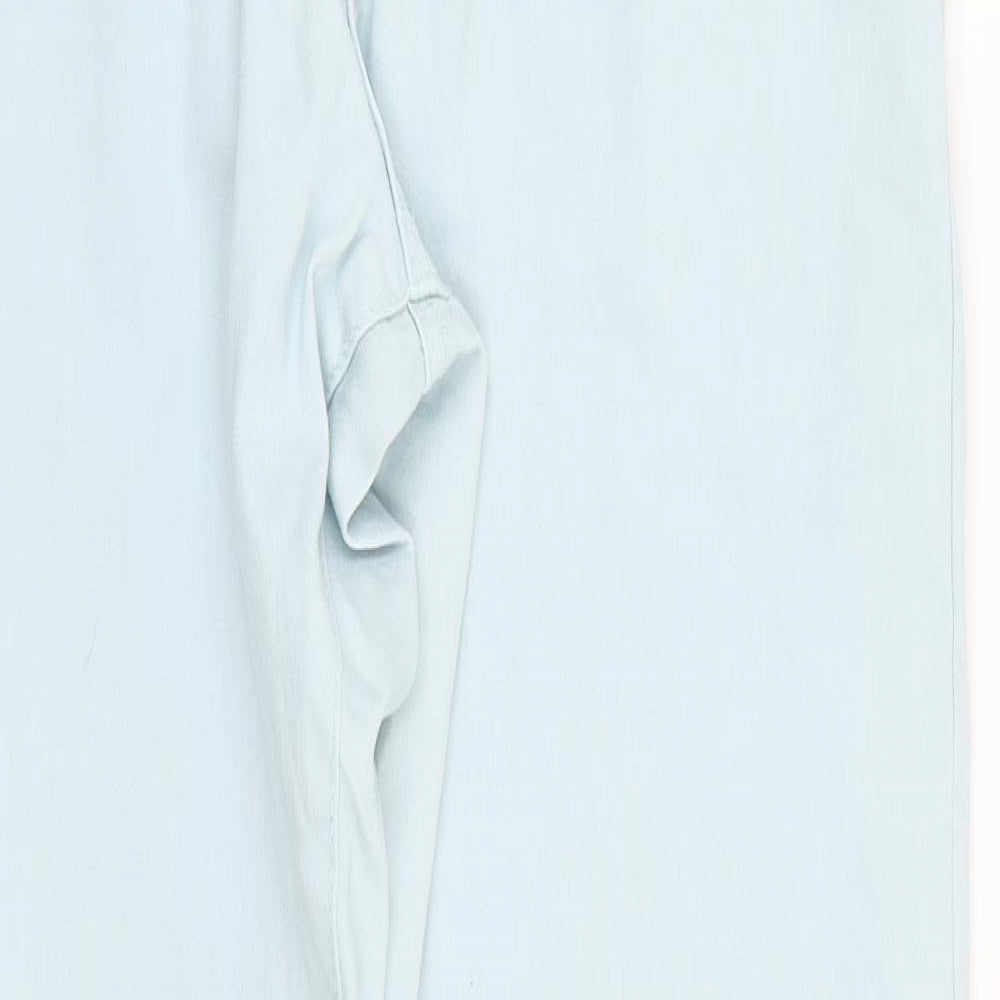 Denim. Co Womens Green  Denim Straight Jeans Size 12 L29 in