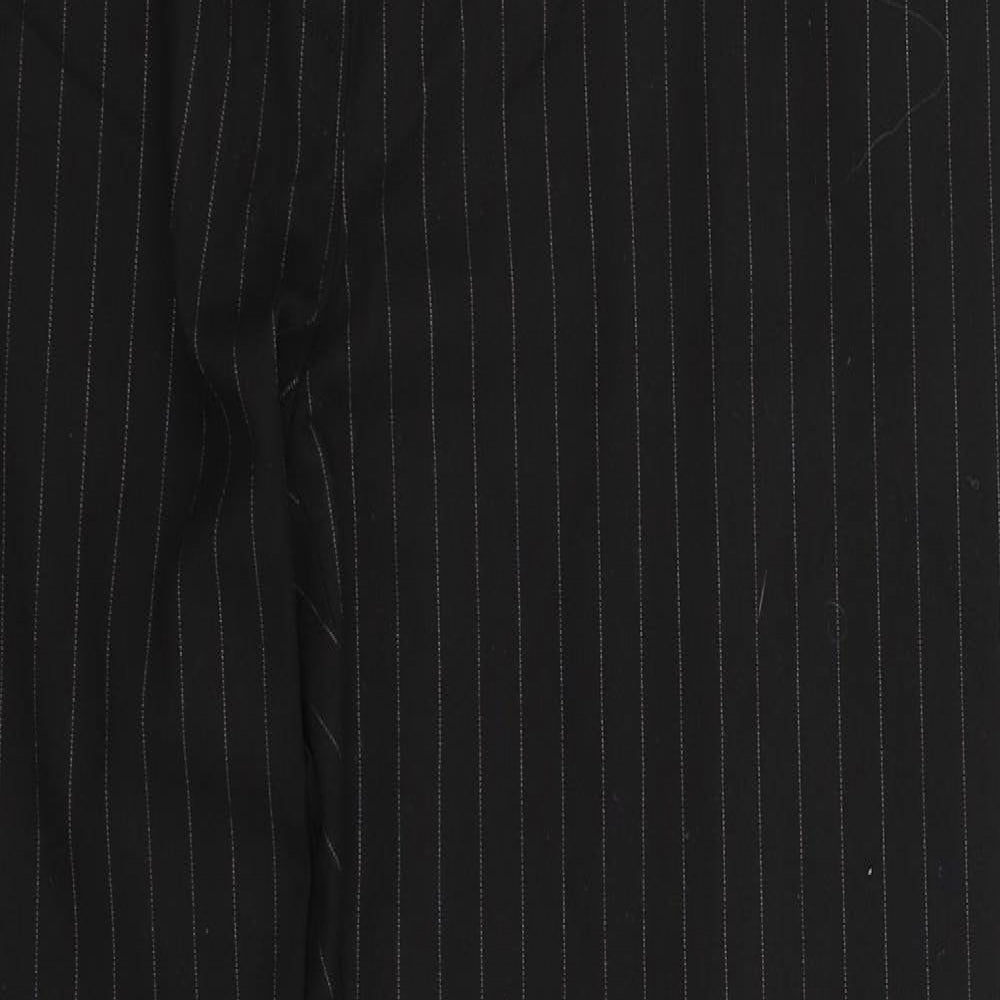 Womens UK Size 12 Dorothy Perkins Regular Fit Dress Pants Black Trousers