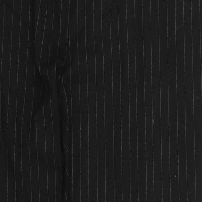 Womens UK Size 12 Dorothy Perkins Regular Fit Dress Pants Black Trousers