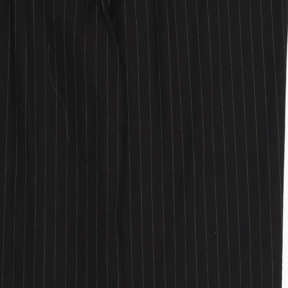 Womens UK Size 12 Dorothy Perkins Regular Fit Dress Pants Black Trousers