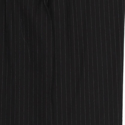 Womens UK Size 12 Dorothy Perkins Regular Fit Dress Pants Black Trousers