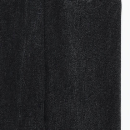 AriZona Womens Black  Denim Straight Jeans Size 14 L28 in