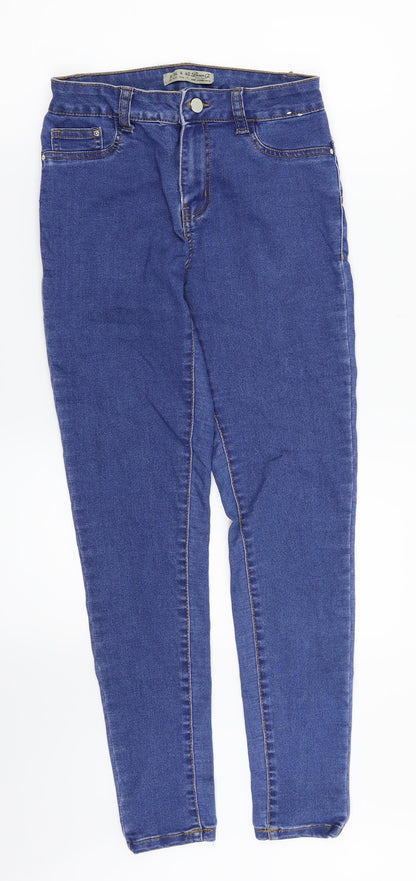Denim. Co Womens Blue  Denim Straight Jeans Size 8 L28 in