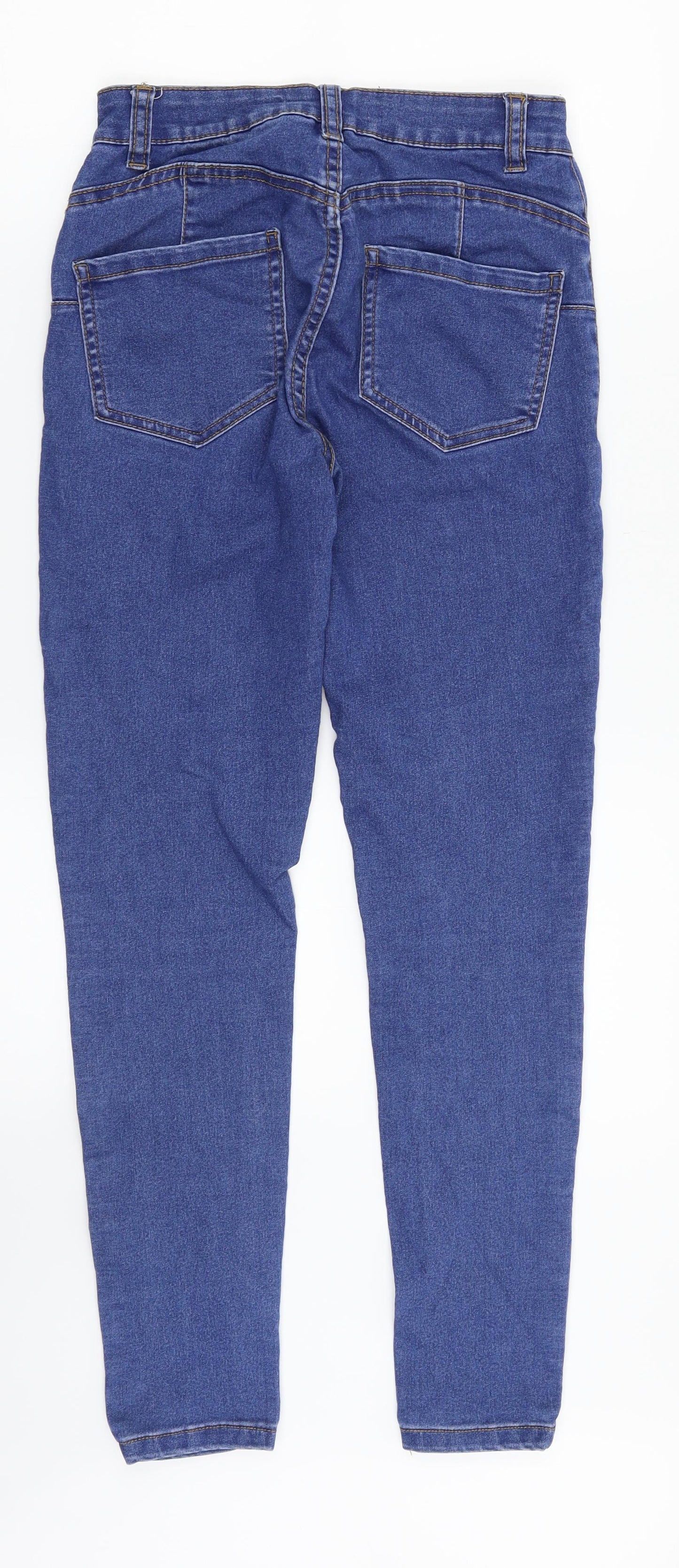 Denim. Co Womens Blue  Denim Straight Jeans Size 8 L28 in