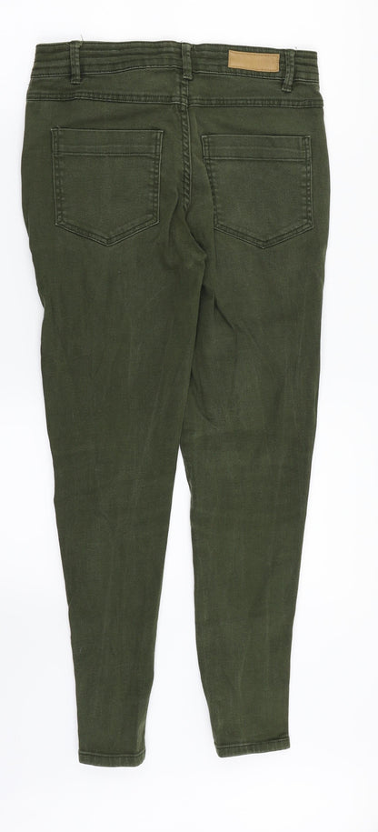 Cherokee Womens Green  Denim Straight Jeans Size 6 L26 in