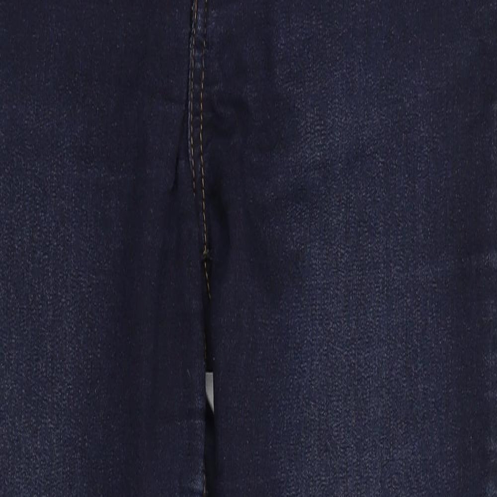 Miss Selfridge Womens Blue  Denim Straight Jeans Size 10 L29 in