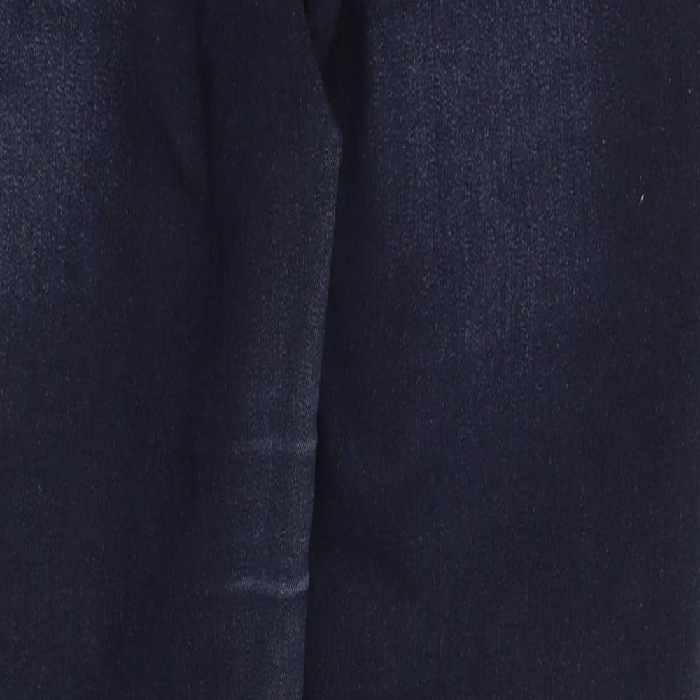 Miss Selfridge Womens Blue  Denim Straight Jeans Size 10 L29 in