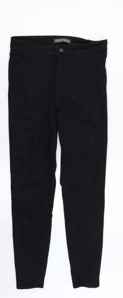 Denim. Co Womens Black  Denim Straight Jeans Size 12 L25 in