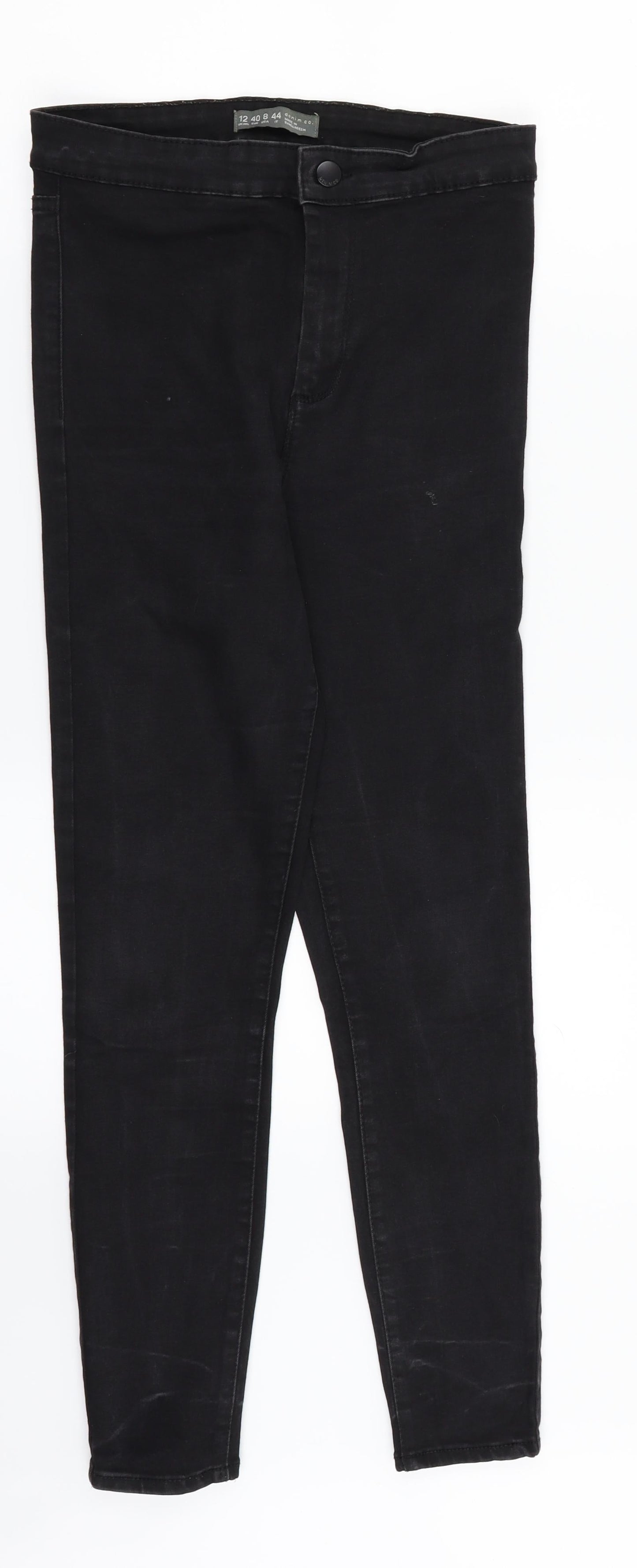 Denim. Co Womens Black  Denim Skinny Jeans Size 12 L26 in