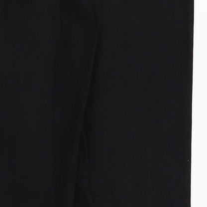Matalan Womens Black  Denim Straight Jeans Size 10 L31 in