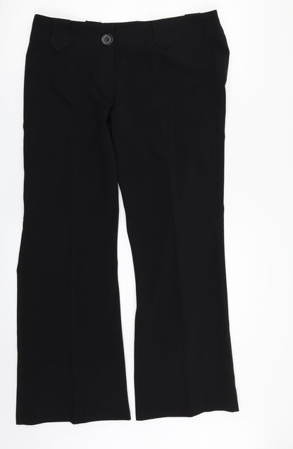 New Look Womens Black   Dress Pants Trousers Size 12 L28 in